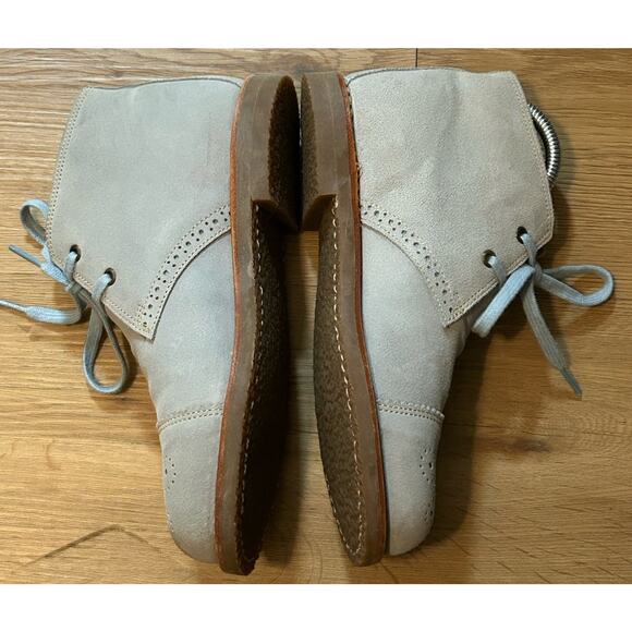 PENELOPE CHILVERS Women's Turquoise Lace Up Chukka Suede Boots - Size 39.5/8.5 - Picture 3 of 9